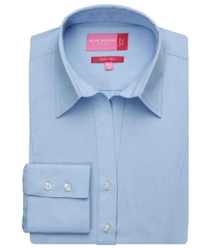 Brook Taverner Ladies Palena Long Sleeve Poplin Shirt